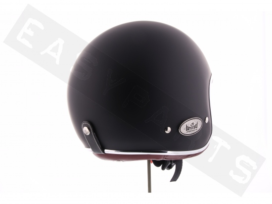 Helmet Jet BARUFFALDI Zar Vintage 2.0 Mat Black/ Red
